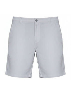 PUMA Way 1 Men's White Golf Flat Front Shirt Gripper Shorts Size 36 Inseam10"